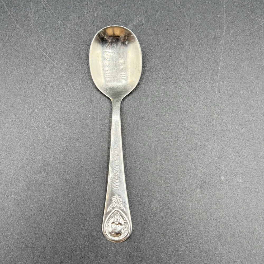 Vintage Gerber Oneida Baby Spoon 1928-1993 65th Anniversary Stainless Flatware
